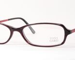 TONI GARD 14116 417 BURGUNDY /BORDEAUX UNIQUE RARE EYEGLASSES FRAME 51-1... - $58.75
