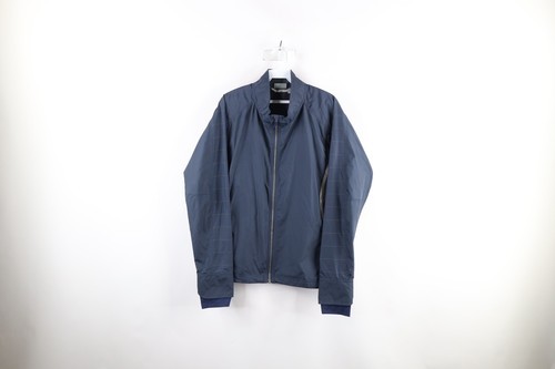 Athleta Womens XL Reflective Sparkler Stripe Full Zip Windbreaker Jacket... - $39.55