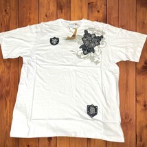 NWT Ablanche Winged Cross White T Shirt Sz 3XL Street Wear Y2K Vtg Dead Stock - £39.15 GBP