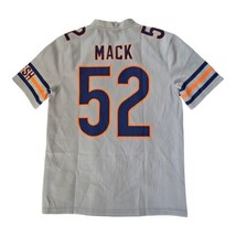 Khalil Mack #52 Chicago Bears Team Apparel Jersey Silver Men&#39;s Size Medium  - £30.73 GBP