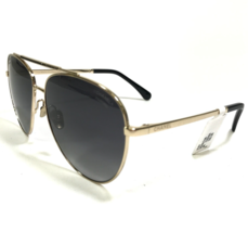 CHANEL Sunglasses 4279-B c.395/S8 Shiny Gold Black Crystal Aviators Black Lenses - £209.09 GBP