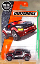 2016 Matchbox 107/125 MBX Explorers MALIBU MARAUDER Black-Maroon w/Gray 6 Spokes - £7.33 GBP