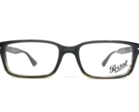 Persol Eyeglasses Frames 2965-V-M 1012 Brown Clear Gray Fade Asian Fit 5... - $130.14