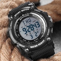Fashion 2021 New Sanda Digital Watch Men Military Fashion Sport Alarm Stopwatch  - £29.05 GBP