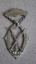 ANTIQUE ROLLED GOLD 3RD GRAND LODGE VICE PRESIDENT BADGE MASONIC ODD FEL... - €30,61 EUR