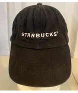 Starbucks Employee Worker Uniform Adjustable Black W/ White Script Hat - $242.38 MXN