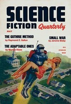 Science Fiction Quarterly: Rocket Man Kidnaps Woman - Art Print - £17.29 GBP+