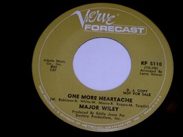 Major Wiley One More Heartache Rockin Chair 45 Rpm Record Verve 5110 Pro... - £59.01 GBP