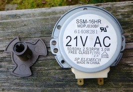 ~~ SSM-16HR Turntable Motor &amp; Turntable Coupler DE6-00236 ~~ USED ~~ - £19.98 GBP