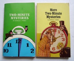 TWO-MINUTE MYSTERIES Lot ~ Donald J Sobol Author Of Encyclopedia Brown More - $9.79