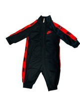 Nike Infant One Piece Coverall  3 Months Long Sleeve Tricot Taping Full Zip - £15.69 GBP