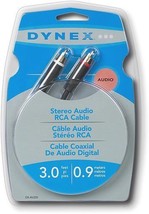 Dynex RCA Stereo Audio Cable - 3ft (0.9M) - £10.11 GBP