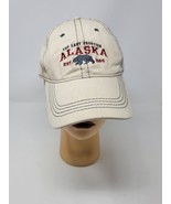 Alaska Hat Cap Mens Strap Back Dad Beige Adjustable Bear Logo Outdoor Adult - $11.87