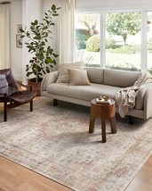 Loloi Ii Heidi Collection Hei-02 Sage / Multi, Traditional 7&#39;-6&quot; X, 6&quot; Area Rug - £253.37 GBP