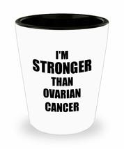 Ovarian Cancer Shot Glass Awareness Survivor Gift Idea For Hope Cure Inspiration - £10.26 GBP