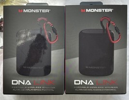 2 X Monster DNA Link Wireless Speakers Sync Function! - £19.24 GBP
