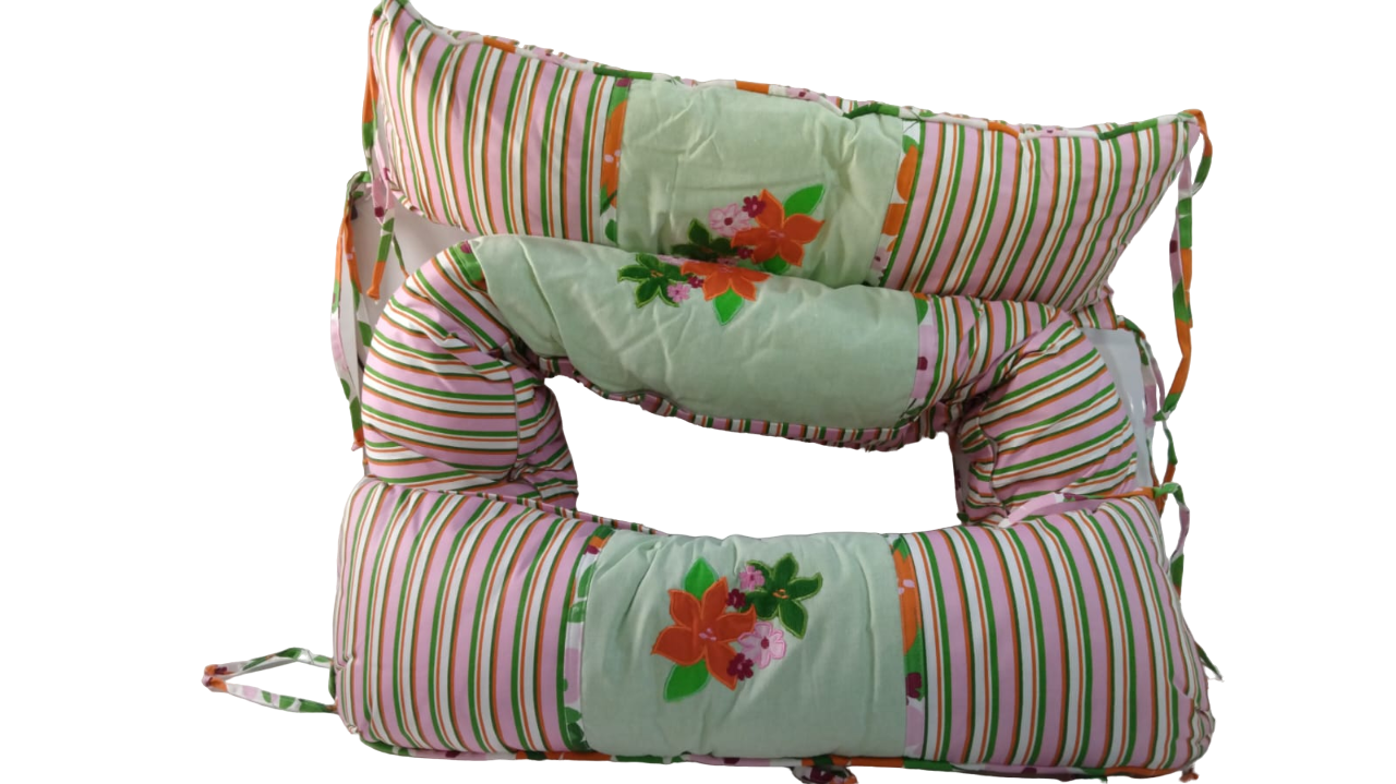 Trend Lab Tropical Breeze 4 Piece Bedding Set with 4 Piece Slip Covered Bumpers - £34.99 GBP