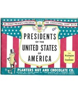 Vintage Planters Nuts Presidents of the USA from Washington to Eisenhowe... - $20.60 CAD