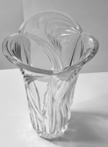 Block Full Lead Crystal Vase - Horizon - 12” Made in Poland, New In Box - $14.01