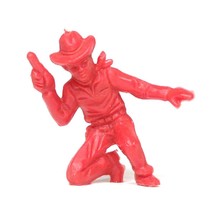 Lido Red Cowboy Kneeling with Pistol Figure Vintage 1950s Soft Plastic W... - €8,23 EUR