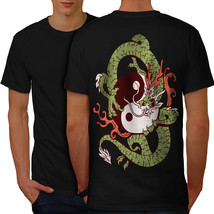 Dragon Yin Yang Art Shirt China Beast Men T-shirt Back - £10.38 GBP