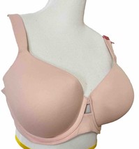 Ambrielle Full Figure Bra 38G Full Coverage Pink Comfort Straps Lightly ... - £15.57 GBP