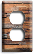 RUSTIC RANCH BARN RECLAIMED WORN OUT WOOD OUTLET PLATES LOG CABIN ROOM A... - $10.22