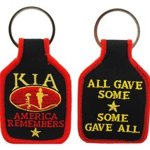 Key Ring-Kia, America Remembers Embroidered (1-3/4&quot;X2-3/4&quot;) - £8.42 GBP