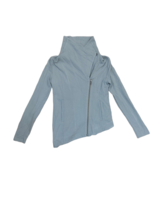 Helmut Lang Womens Jacket Zip Up Swtsht.Vil Solid Light Grey Size S - £202.33 GBP