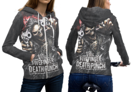 5 finger death punch 3d print hoodies zipper hot sale long sleeve  hoodie sweatshirt thumb200