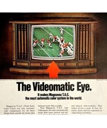 1972 Magnavox Color Television Advertisement Life XL Vintage Solid State - $18.49