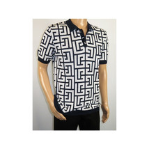 Men's Sports Shirt LCR MIZUMI Soft Cotton Blend Fashion Polo Style 11170-A Navy image 9