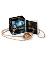 Harry Potter Time Turner Necklace Hourglass Rotating Rings Sticker Kit W... - £23.29 GBP