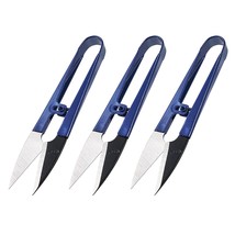 Sewing Scissors (3-Piece Set) High-Carbon Steel Thread, Yarn, Embroidery... - £14.45 GBP