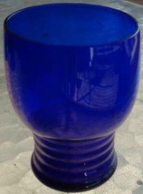 Beautiful Cobalt Blue Juice Glass – Vgc – Beautiful Rich Color – Fabulous Design - £15.49 GBP