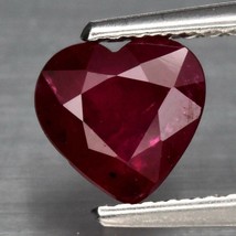 Ruby Heart .98cwt. Natural Earth Mined .  Retail Replacement Appraisal: 290US. - £104.23 GBP
