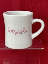 NYC Babycakes Diner Restaurant Heavy Stoneware 8oz Coffee Mug Cup New Yo... - £11.72 GBP