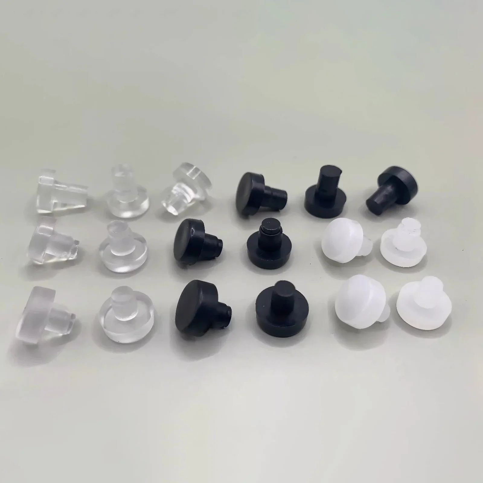 50Pcs M5 M6 Glass Top Table Furniture Embedded Bumper with Stem Rubber Scr - £8.03 GBP+