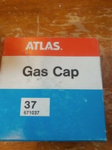 OEM NOS Vintage Car truck Atlas Chrome Screw gas cap cover black  # 37 - £15.17 GBP