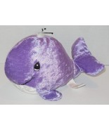 1999 Precious Moments Tender Tails 6&quot; Whale Purple Stuffed Plush toy 576999 - $20.65 CAD