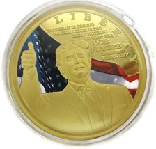Donald Trump &quot;Keep America Great&quot; Coin Proof American Mint #05244 w/COA - £46.42 GBP
