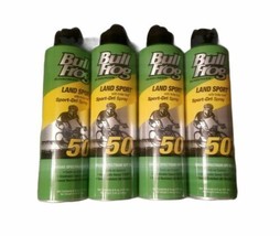 Bullfrog Sunscreen Land Sport Broad Spectrum SPF50 Spray 6oz lot x 4 - €74,53 EUR