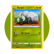 Sword &amp; Shield Pokemon Card (II07): Durant 008/202 - $3.90