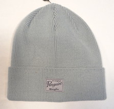 Penguin Signature Gray Knit Cuff Beanie Skull Cap Adult One Size NWT - £29.36 GBP