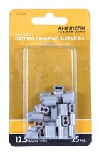 American FarmWorks HTCS23-AFW High-Tensile 2-3 Gritted Crimping Sleeves,... - $349.16 MXN