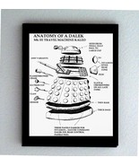 Framed Doctor Dr. Who Anatomy of a Dalek robot prop - £13.83 GBP