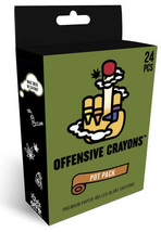 Pot Packs Offensive Crayons - $11.64