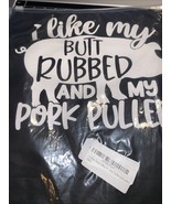 Funny Apron for Men - I Like My Butt Rubbed And My Pork Pulled - Adjusta... - $26.94 CAD