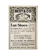 Liliputian Bazaar Best &amp; Co Shoes 1897 Advertisement Victorian Fashion A... - $27.40 CAD