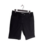 WHBM WHITE HOUSE BLACK MARKET Womens Size 4 Black Bermuda Shorts Chino S... - $16.79